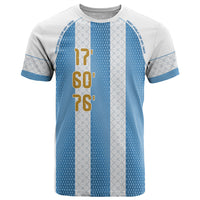 Argentina Hattrick WC26 Custom T Shirt Triple Strike Football Albiceleste Fan