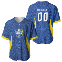 Vai Dar Brasil Custom Baseball Jersey Brasil Rumo ao Hexa Football Supporter