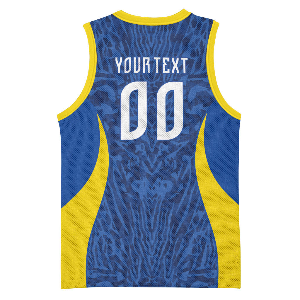 Vai Dar Brasil Custom Basketball Jersey Brasil Rumo ao Hexa Football Supporter