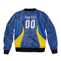 Vai Dar Brasil Custom Bomber Jacket Brasil Rumo ao Hexa Football Supporter