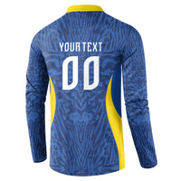 Vai Dar Brasil Custom Button Sweatshirt Brasil Rumo ao Hexa Football Supporter