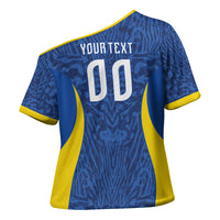 Vai Dar Brasil Custom Cross Shoulder Shirt Brasil Rumo ao Hexa Football Supporter