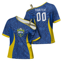Vai Dar Brasil Custom Cross Shoulder Shirt Brasil Rumo ao Hexa Football Supporter