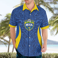 Vai Dar Brasil Custom Hawaiian Shirt Brasil Rumo ao Hexa Football Supporter