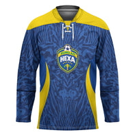 Vai Dar Brasil Custom Hockey Jersey Brasil Rumo ao Hexa Football Supporter