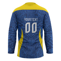 Vai Dar Brasil Custom Hockey Jersey Brasil Rumo ao Hexa Football Supporter