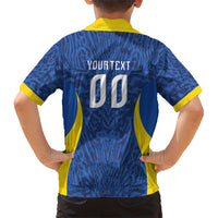 Vai Dar Brasil Custom Kid Hawaiian Shirt Brasil Rumo ao Hexa Football Supporter