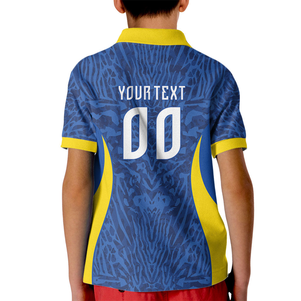 Vai Dar Brasil Custom Kid Polo Shirt Brasil Rumo ao Hexa Football Supporter