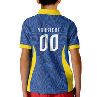 Vai Dar Brasil Custom Kid Polo Shirt Brasil Rumo ao Hexa Football Supporter