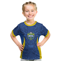 Vai Dar Brasil Custom Kid T Shirt Brasil Rumo ao Hexa Football Supporter