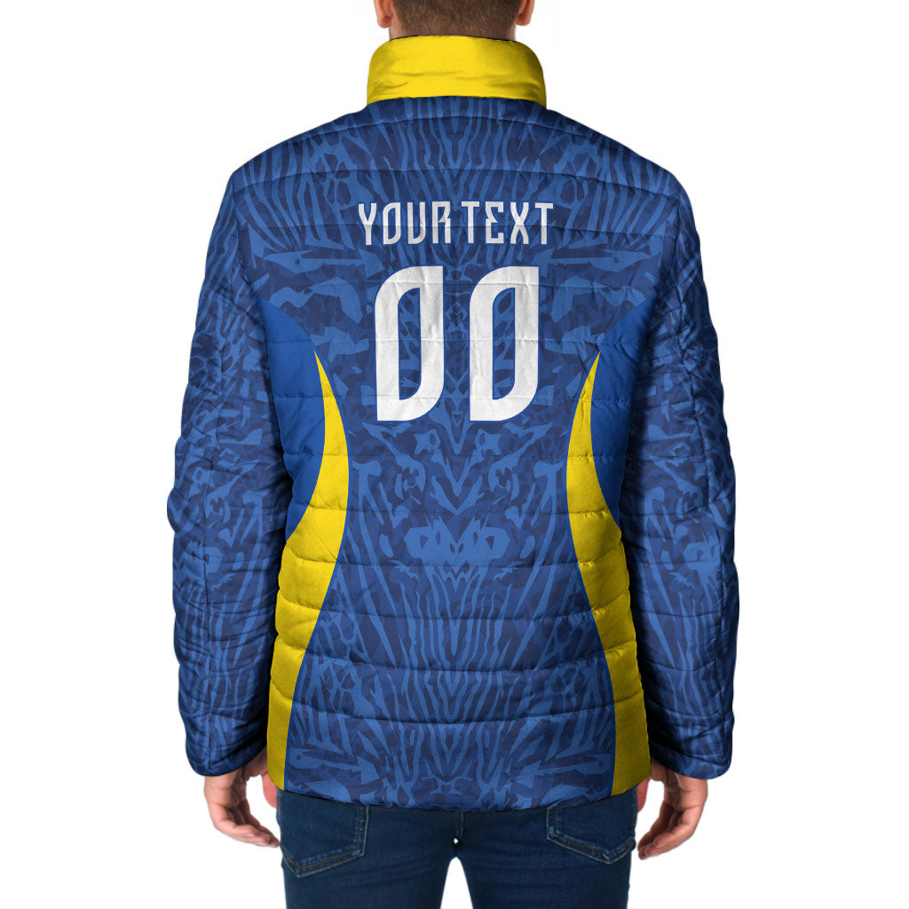 Vai Dar Brasil Custom Padded Jacket Brasil Rumo ao Hexa Football Supporter
