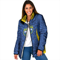 Vai Dar Brasil Custom Padded Jacket Brasil Rumo ao Hexa Football Supporter