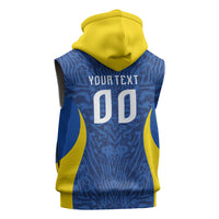 Vai Dar Brasil Custom Sleeveless Hoodie Brasil Rumo ao Hexa Football Supporter