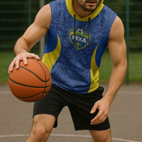 Vai Dar Brasil Custom Sleeveless Hoodie Brasil Rumo ao Hexa Football Supporter