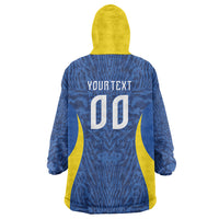 Vai Dar Brasil Custom Wearable Blanket Hoodie Brasil Rumo ao Hexa Football Supporter