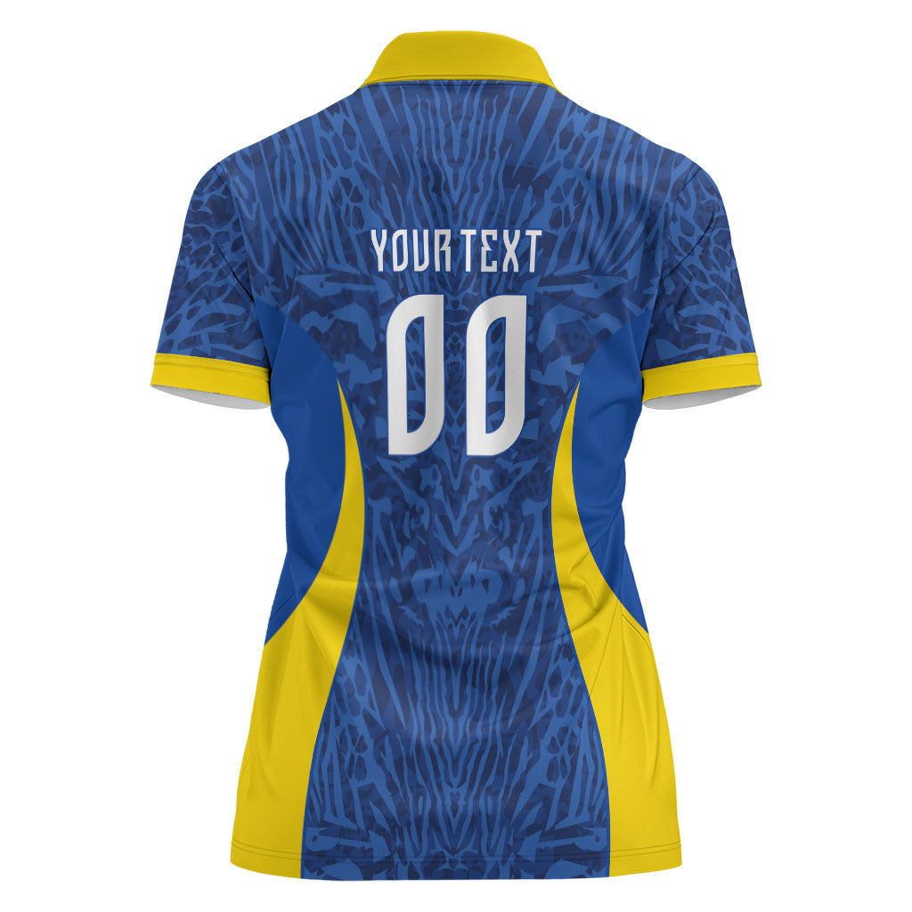 Vai Dar Brasil Custom Women Polo Shirt Brasil Rumo ao Hexa Football Supporter