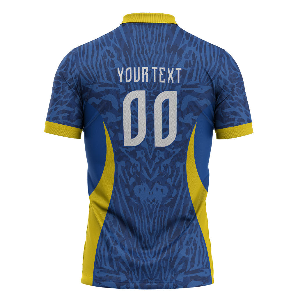 Vai Dar Brasil Custom Zipper Polo Shirt Brasil Rumo ao Hexa Football Supporter