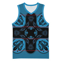 Bafokeng Rabbit Crown Palesa ea kharanium Basketball Jersey Blue Seanamarena Basotho Blanket Inspired