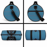 Bafokeng Rabbit Crown Palesa ea kharanium Duffle Bag Blue Seanamarena Basotho Blanket Inspired