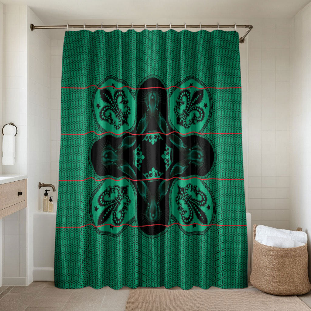 Bafokeng Rabbit Crown Palesa ea kharanium Bathroom Set Green Seanamarena Basotho Blanket Inspired