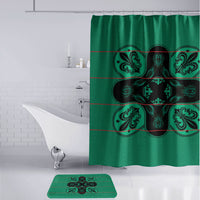 Bafokeng Rabbit Crown Palesa ea kharanium Bathroom Set Green Seanamarena Basotho Blanket Inspired