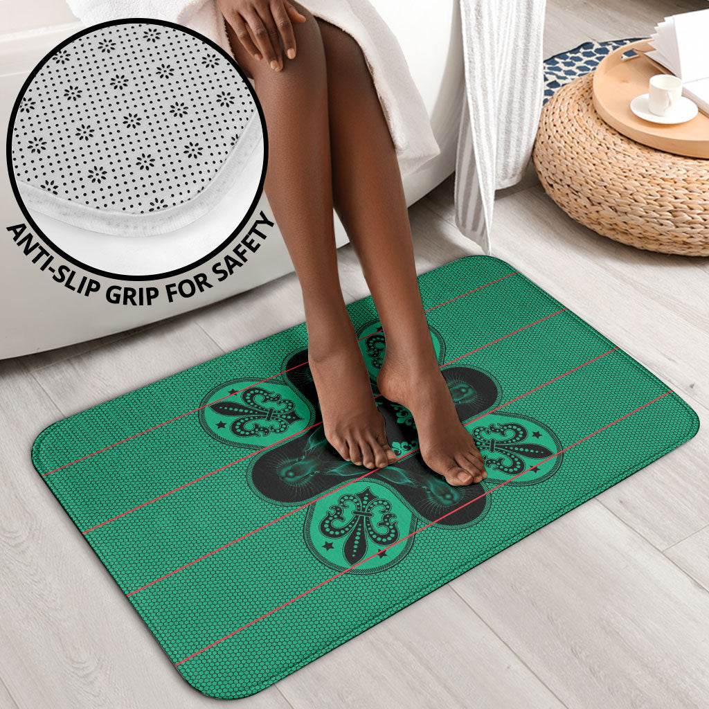 Bafokeng Rabbit Crown Palesa ea kharanium Bathroom Set Green Seanamarena Basotho Blanket Inspired