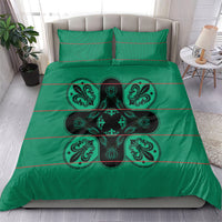 Bafokeng Rabbit Crown Palesa ea kharanium Bedding Set Green Seanamarena Basotho Blanket Inspired