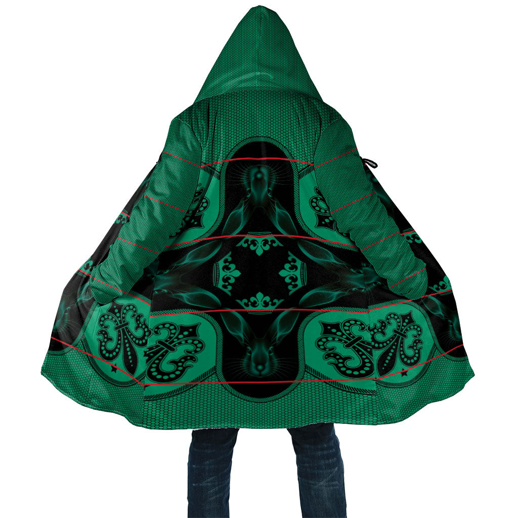 Bafokeng Rabbit Crown Palesa ea kharanium Cloak Green Seanamarena Basotho Blanket Inspired