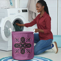 Bafokeng Rabbit Crown Palesa ea kharanium Laundry Basket Pink Seanamarena Basotho Blanket Inspired