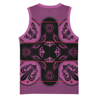 Bafokeng Rabbit Crown Palesa ea kharanium Basketball Jersey Pink Seanamarena Basotho Blanket Inspired