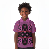 Bafokeng Rabbit Crown Palesa ea kharanium Kid Polo Shirt Pink Seanamarena Basotho Blanket Inspired