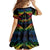 Tonga LGBT Family Matching Summer Maxi Dress and Hawaiian Shirt Love Is Love Ngatu Rainbow Water Color - Wonder Print Shop