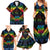 Tonga LGBT Family Matching Summer Maxi Dress and Hawaiian Shirt Love Is Love Ngatu Rainbow Water Color - Wonder Print Shop