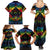 Tonga LGBT Family Matching Summer Maxi Dress and Hawaiian Shirt Love Is Love Ngatu Rainbow Water Color - Wonder Print Shop