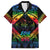 Tonga LGBT Family Matching Summer Maxi Dress and Hawaiian Shirt Love Is Love Ngatu Rainbow Water Color - Wonder Print Shop
