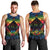 Tonga LGBT Men Tank Top Love Is Love Ngatu Rainbow Water Color - Wonder Print Shop