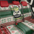Funny Christmas Alligator Santa Back Car Seat Cover Knitted Pattern - Wonder Print Shop