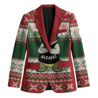 Funny Christmas Alligator Santa Blazer Knitted Pattern - Wonder Print Shop