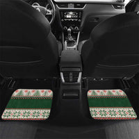 Funny Christmas Alligator Santa Car Mats Knitted Pattern - Wonder Print Shop