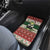 Funny Christmas Alligator Santa Car Mats Knitted Pattern - Wonder Print Shop