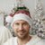 Funny Christmas Alligator Santa Christmas Santa Hat Knitted Pattern - Wonder Print Shop
