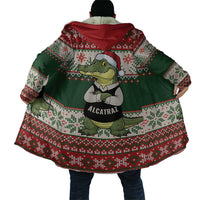 Funny Christmas Alligator Santa Cloak Knitted Pattern - Wonder Print Shop