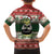 Funny Christmas Alligator Santa Family Matching Off The Shoulder Long Sleeve Dress and Hawaiian Shirt Knitted Pattern - Wonder Print Shop