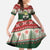 Funny Christmas Alligator Santa Family Matching Off The Shoulder Long Sleeve Dress and Hawaiian Shirt Knitted Pattern - Wonder Print Shop