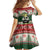 Funny Christmas Alligator Santa Family Matching Off The Shoulder Long Sleeve Dress and Hawaiian Shirt Knitted Pattern - Wonder Print Shop