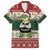 Funny Christmas Alligator Santa Family Matching Off The Shoulder Long Sleeve Dress and Hawaiian Shirt Knitted Pattern - Wonder Print Shop