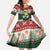 Funny Christmas Alligator Santa Family Matching Off Shoulder Maxi Dress and Hawaiian Shirt Knitted Pattern - Wonder Print Shop