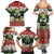 Funny Christmas Alligator Santa Family Matching Summer Maxi Dress and Hawaiian Shirt Knitted Pattern - Wonder Print Shop