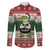 Funny Christmas Alligator Santa Family Matching Summer Maxi Dress and Hawaiian Shirt Knitted Pattern - Wonder Print Shop