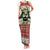 Funny Christmas Alligator Santa Family Matching Tank Maxi Dress and Hawaiian Shirt Knitted Pattern - Wonder Print Shop